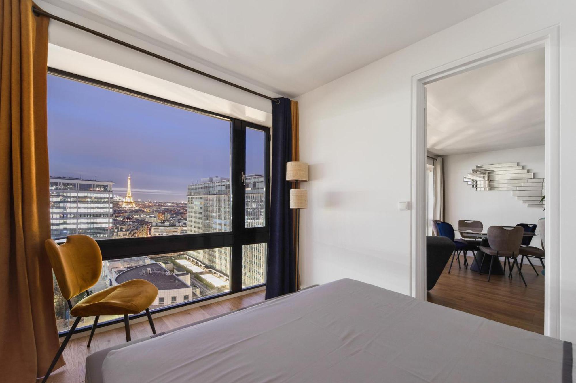 Paris Luxury Apartment 75M2 With Eiffel Tower View, 1 Min Metro, Parking Экстерьер фото