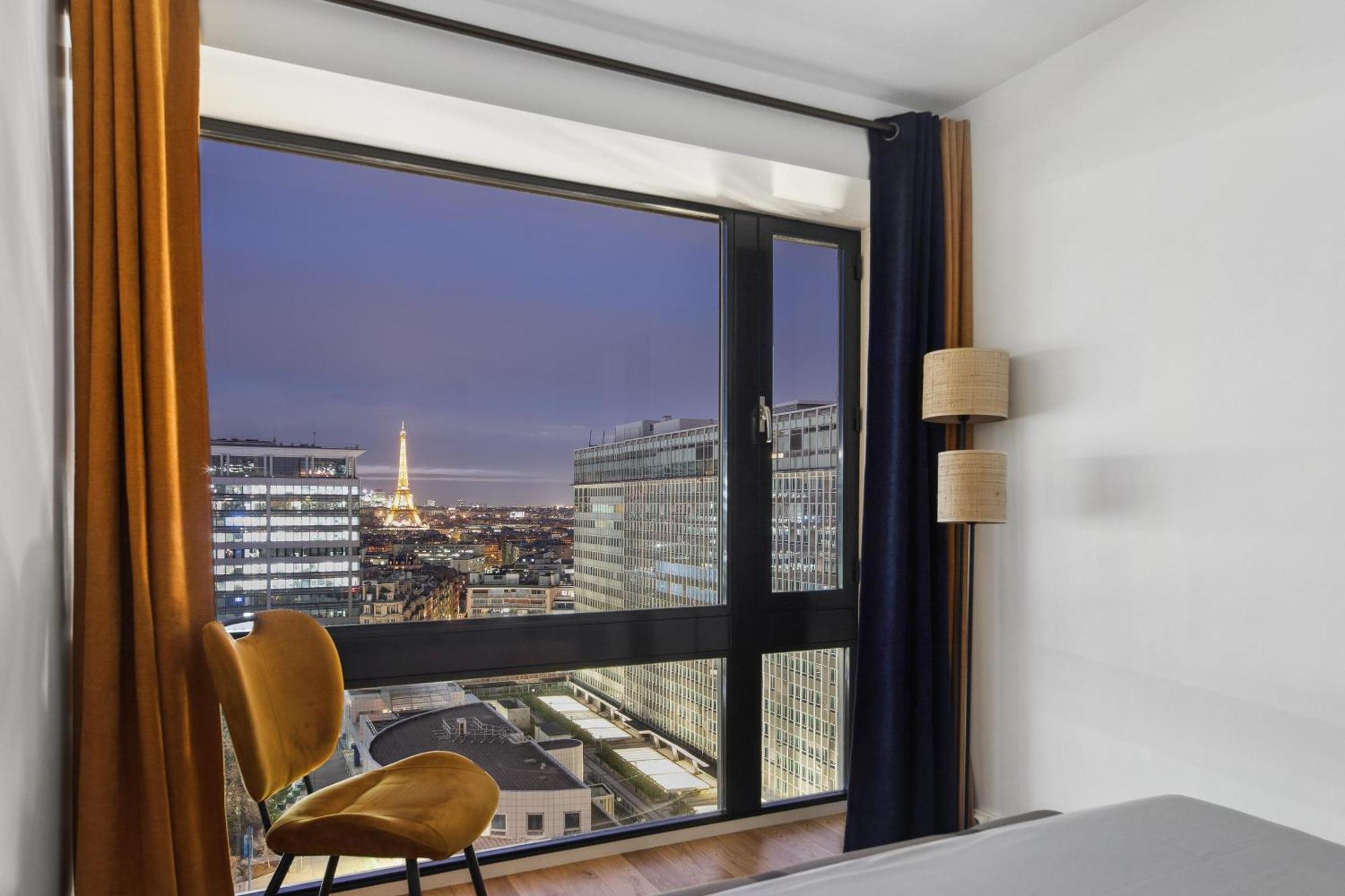 Paris Luxury Apartment 75M2 With Eiffel Tower View, 1 Min Metro, Parking Экстерьер фото