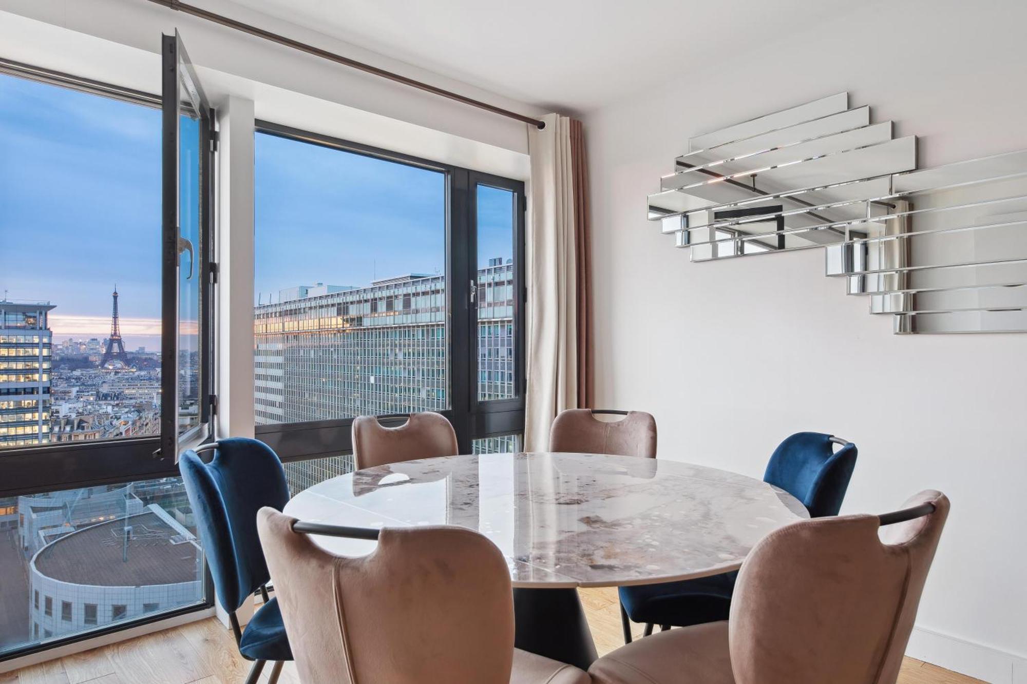 Paris Luxury Apartment 75M2 With Eiffel Tower View, 1 Min Metro, Parking Экстерьер фото